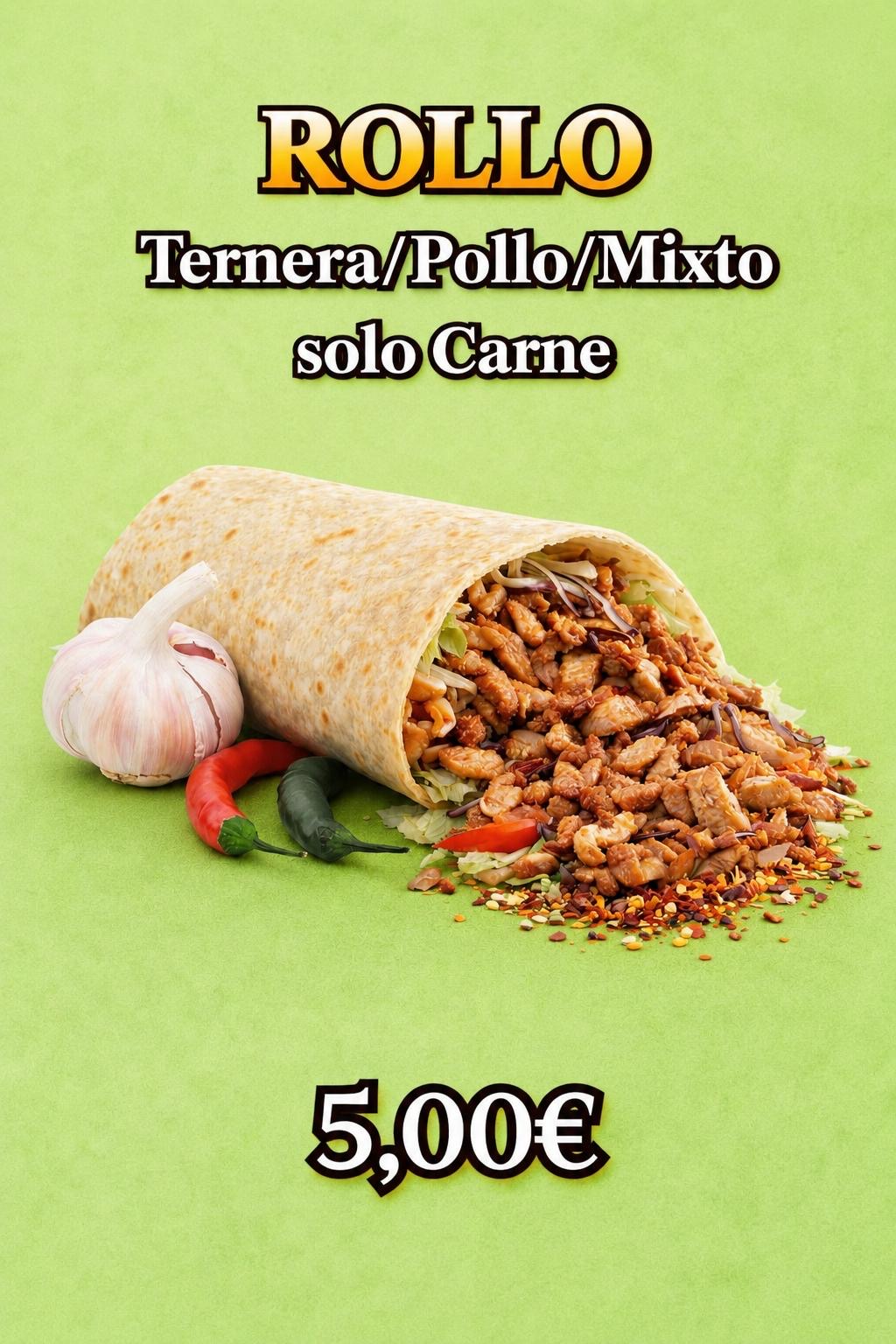 Rollo Ternera Pollo Mixto