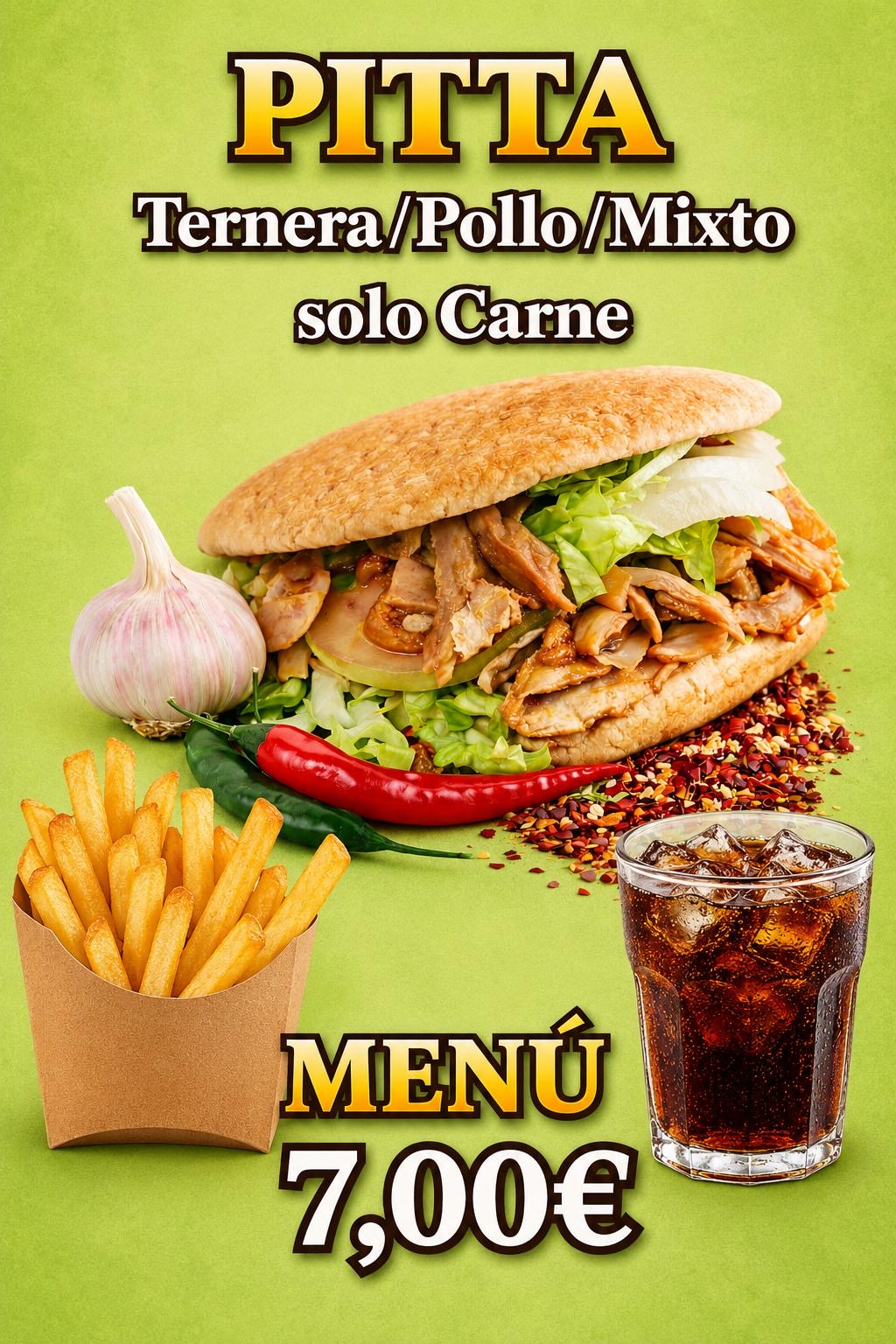 Pitta Menú